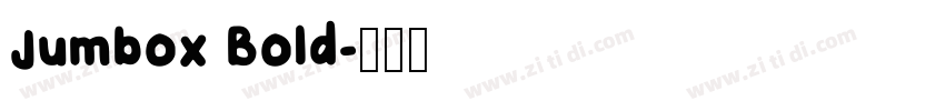 Jumbox Bold字体转换